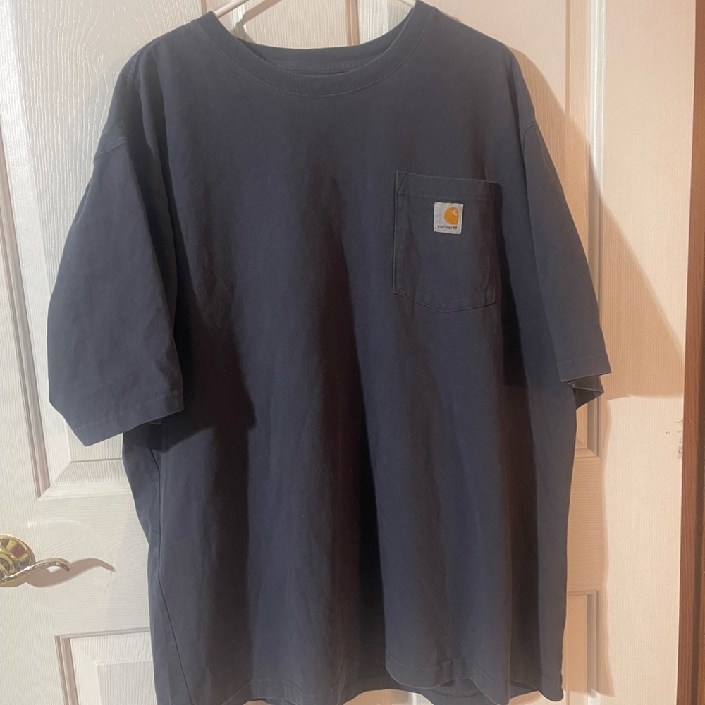 Carhartt Men's Dark Gray Short Sleeve Tee Size 2XL